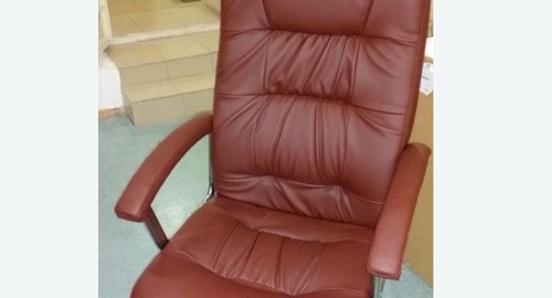 Обтяжка офисного кресла. Торжок